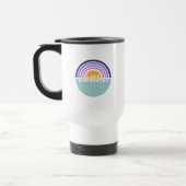 Mok van de Retro-regenboog in het meer K (Links)