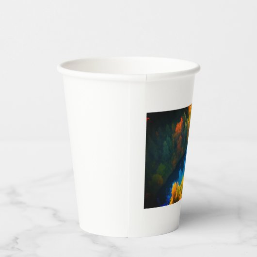 Mok van de rivier papieren bekers (Rechts)