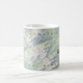 Mok van de Rocky Mountain-kaart (Colorado) (Center)