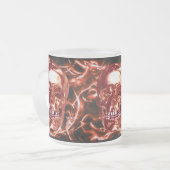 Mok van de rode roodschedel (Voorkant links)