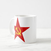 Mok van de rode ster (hamer & sikkel) (Voorkant links)