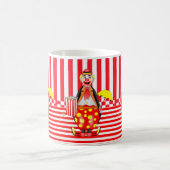 Mok van de rode streep met clown Popcorn (Center)