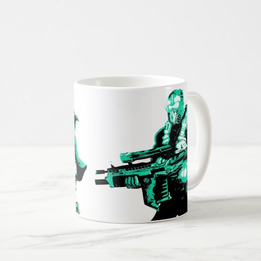 Mok van de ruimtevaart (Voorkant rechts)