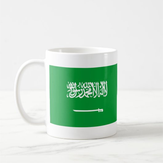 Mok van de Saoedi-Arabische vlag (Links)