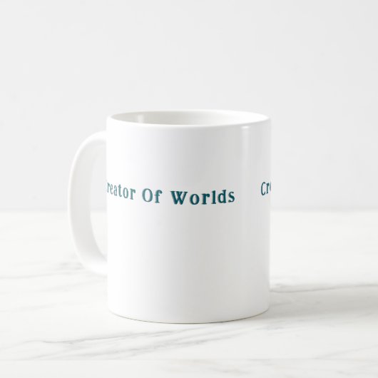 Mok van de Schepper van de werelden: het perfecte (Voorkant links)