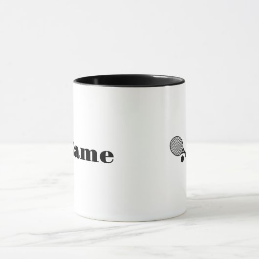 Mok van de Silhouette van de Speler van de Manneli (Midden)