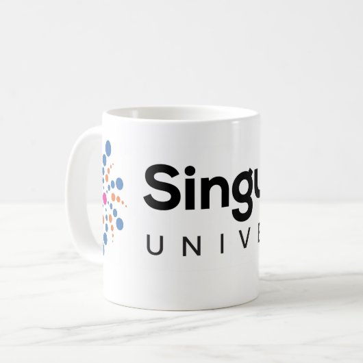 Mok van de Singularity University Coffee (Voorkant links)