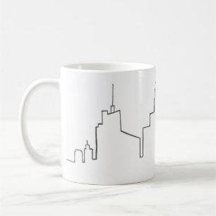 Mok van de skyline van Buffalo City