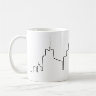 Mok van de skyline van Buffalo City