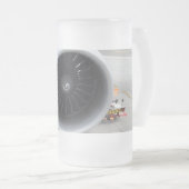 Mok van de snijmachine, gevriesdroogd glas (Voorkant rechts)