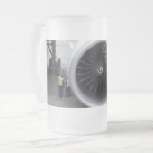 Mok van de snijmachine, gevriesdroogd glas (Voorkant links)
