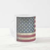 Mok van de staat/Amerikaanse vlag (Voorkant links)