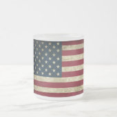 Mok van de staat/Amerikaanse vlag (Center)