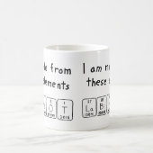 Mok van de standaard periodieke tabelnaam (Center)