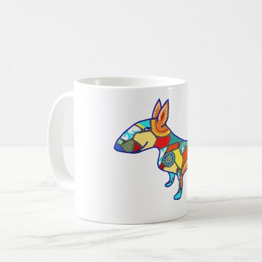 Mok van de stierenterriër van Barcelona (Voorkant links)