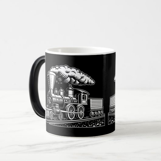 Mok van de stoommotor Magische Morphing (Voorkant links)