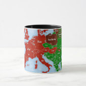 Mok van de Taalkaart voor Tea Europe (Midden)