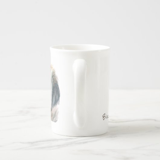 Mok van de Terrier aan de grens - "Biscuit....?" (Achterkant)