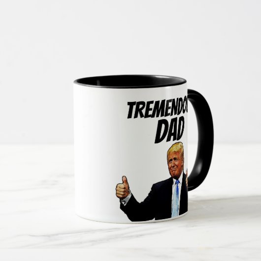 MOK VAN DE TREMENDOUS DAD COFFEE, FUNNY DONALD TRU (Voorkant rechts)