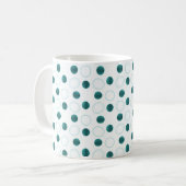 Mok van de Uptown Bliss, Blauwgroen (Voorkant links)
