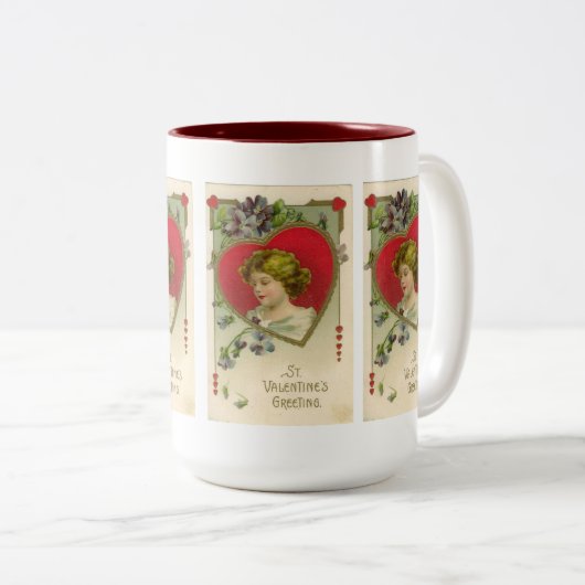  mok van de valentijnse feestdag (Voorkant rechts)