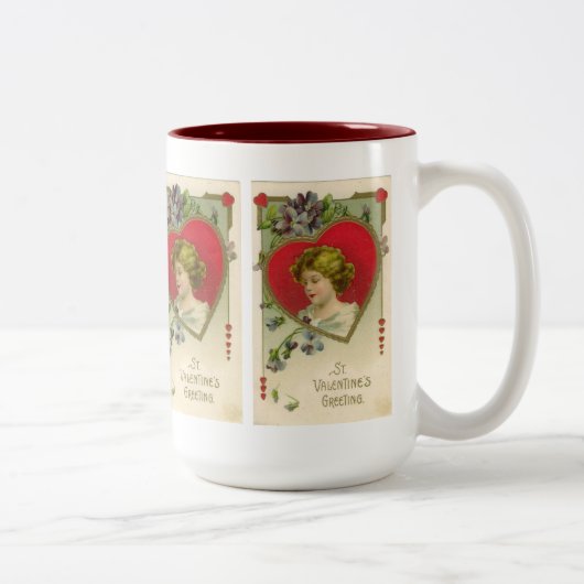  mok van de valentijnse feestdag (Rechts)