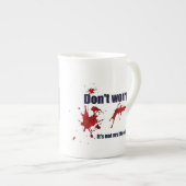 Mok van de  van de drager en de rode beenderen (Voorkant rechts)