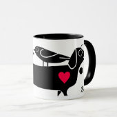 Mok van de Veerdergenoemde Vrienden (Voorkant rechts)