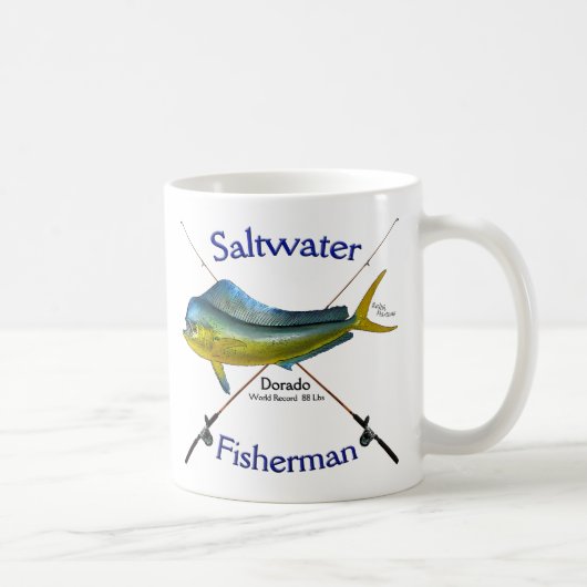 Mok van de vissers van Dorado Saltwater (Rechts)