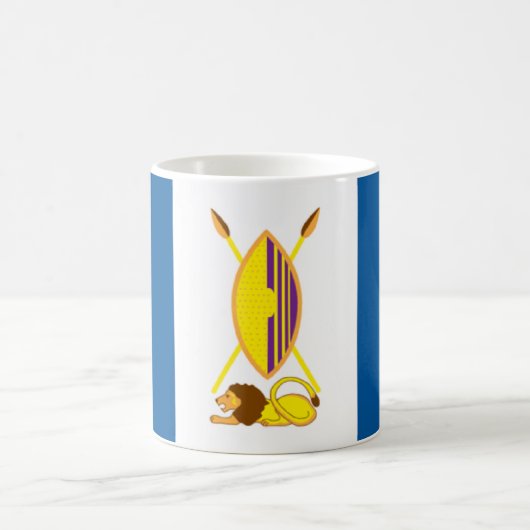 Mok van de vlag van Buganda (Center)