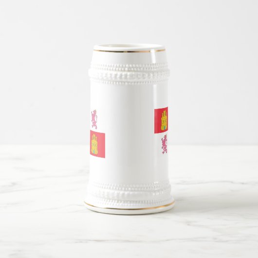 Mok van de vlag van castilië en leon (Center)