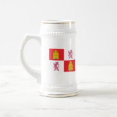 Mok van de vlag van castilië en leon (Links)