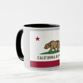 Mok van de vlag van de Californische staat (Voorkant links)
