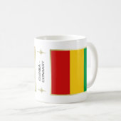 Mok van de vlag van Guinee-Conakry + kaart (Voorkant rechts)
