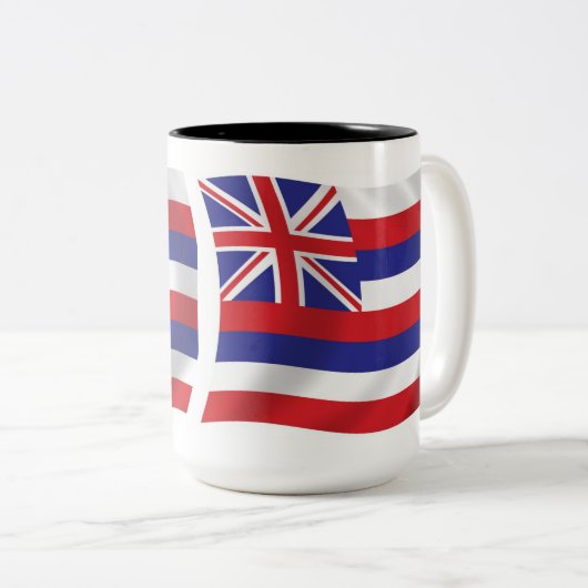 Mok van de vlag van Hawaii (Voorkant rechts)