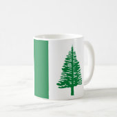 Mok van de vlag van Norfolk Island (Voorkant rechts)