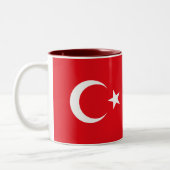 Mok van de vlag van Turkije (Links)