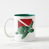 Mok van de vlag van Turtle Dive (Links)