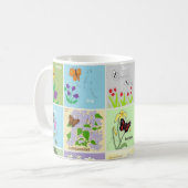 mok van de vlindervlieg collectie #1 (Voorkant links)