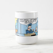 Mok van de vogelaansteker Cartoon koffie (Center)