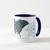 Mok van de vogelvlieger van december (Voorkant rechts)