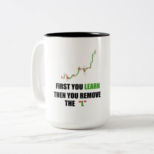 Mok van de voormalige handelaar (Voorkant links)