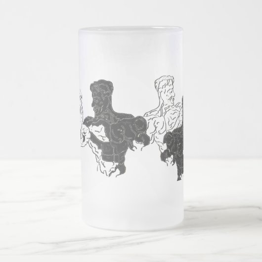 Mok van de voorste bier: de Bouwer van het lichaam (Center)