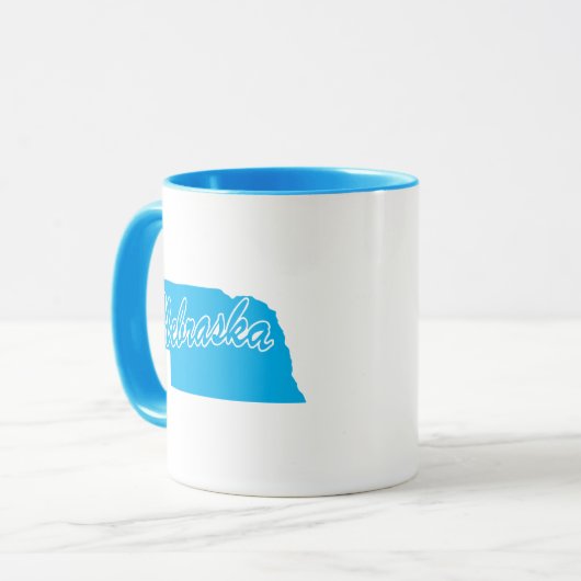 Mok van de vorm van Nebraska (Voorkant links)