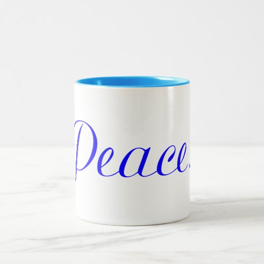 Mok van de vrede in Blue Coffee (Center)