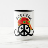 Mok van de vrijheid (ringer); piratenbandana; ) (Midden)