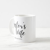 Mok van de vrouw van de pastoor (Voorkant links)