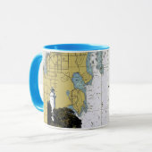 Mok van de vuurtoren van Cana Island (Voorkant links)