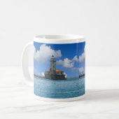 Mok van de vuurtoren van Chicago Painterly Coffee (Voorkant links)