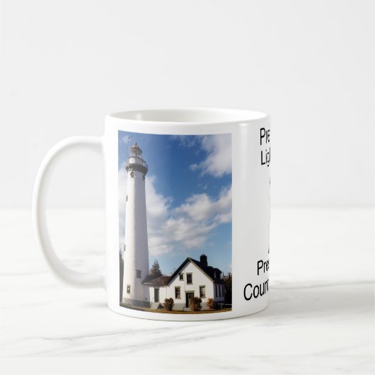 Mok van de vuurtoren van Presque Isle (Links)